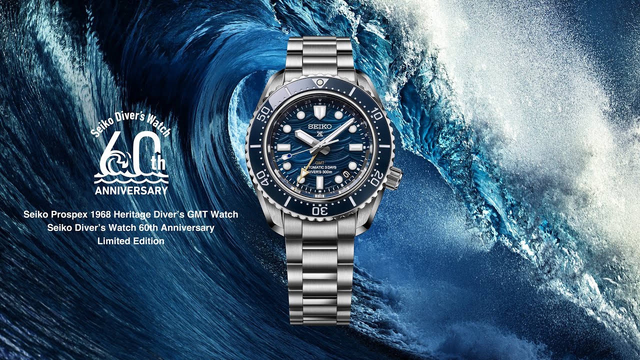 Seiko Prospex 1968 Heritage Diver's GMT Watch Seiko Diver's Watch