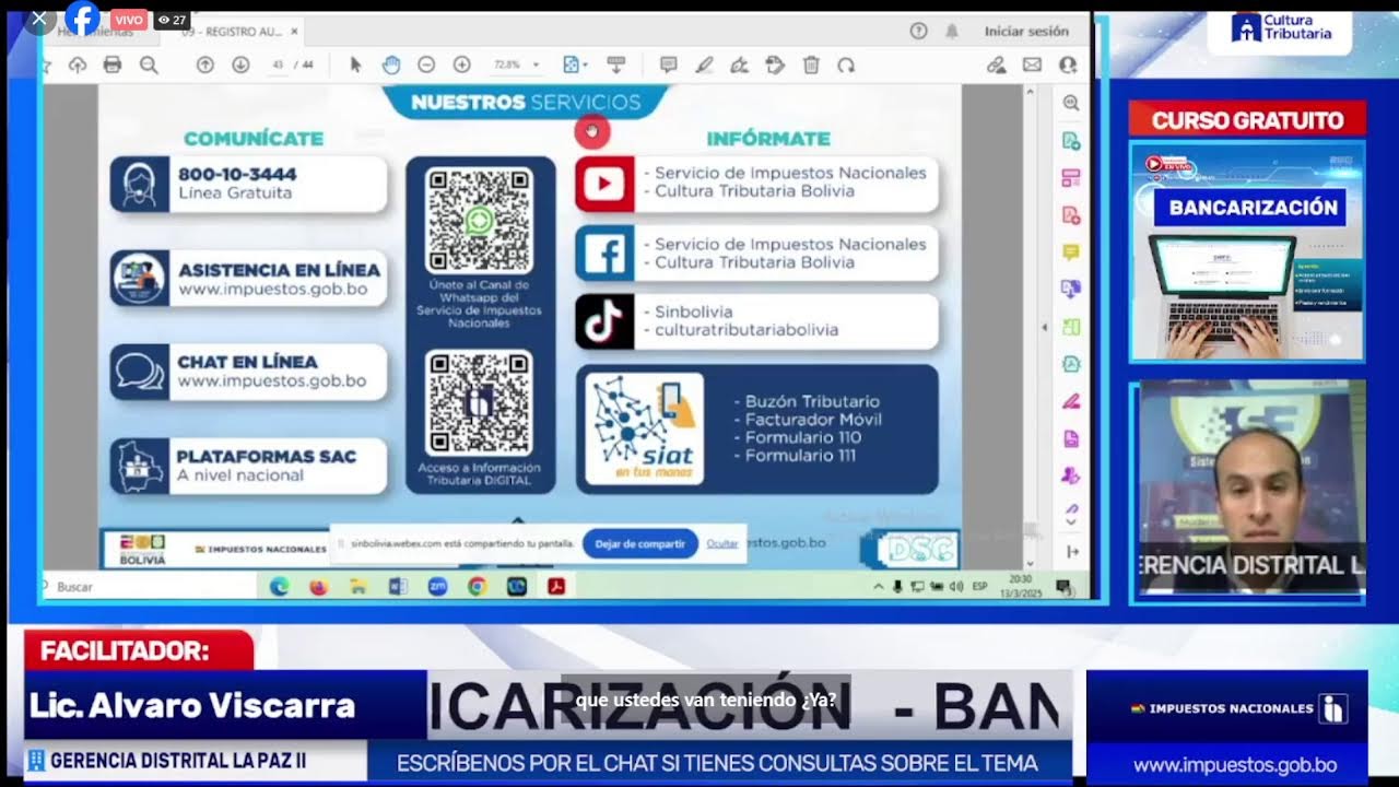 CURSO VIRTUAL: BANCARIZACION