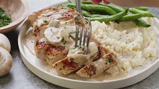 Chicken with Creamy Mushroom Sauce