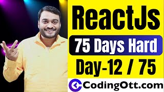 Day-12/75 - useState React Hooks | React Js and Next Js tutorial for beginners in hindi