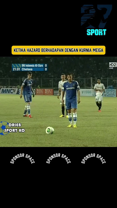 Ketika Hazard berhadapan dengan Kurnia Meiga #hazard #kurniameiga