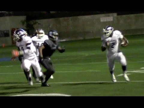 Friday Night Lights : UTR Top Plays-  RB Lameshio Hill (Bakersfield , CA}  TD Run