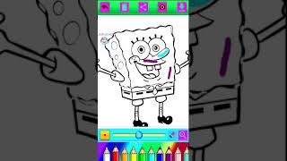 Sponge And Square Coloring screenshot 4