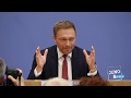 FDP-Chef Christian Lindner zum Koalitionsvertrag - BPK vom 12. März 2018