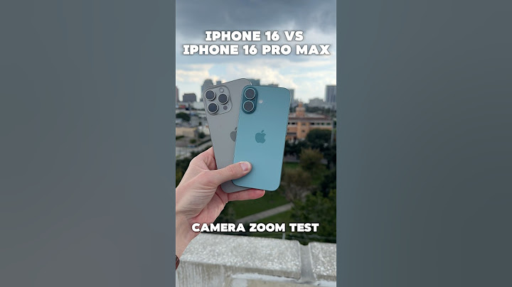iPhone 16 vs iPhone 16 Pro Max Camera Test - 5X!