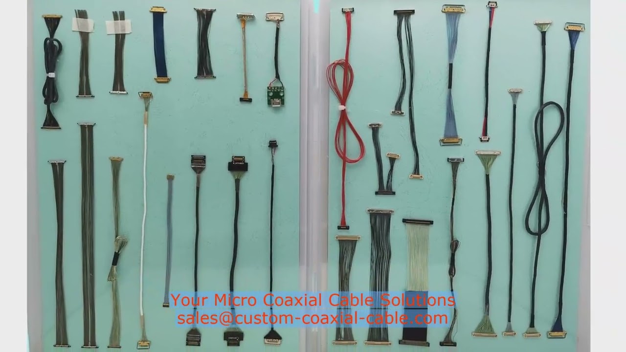 micro coaxial wire ODM 2496-040 advantages of coaxial cable AWG 46 micro coax France on‑site factory