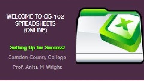 Welcome to CIS-102 at CCC