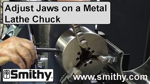 How to Install & Adjust Jaws on a Metal Lathe Chuck - Smithy Granite 3-in-1