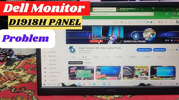 Dell Monitor D1918H Panel Problem In Bangla 2023 || Created by Afjal Hossain