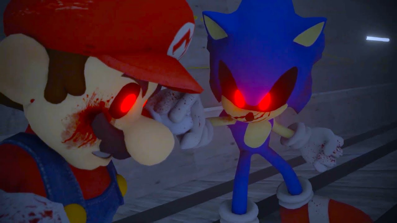 MARIO.EXE vs SONIC.EXE Horror 360°/VR