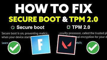 How To Enable Secure Boot & TPM 2.0 (100% Works)