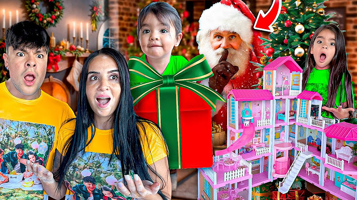 PAPÁ NOEL LES TRAE LOS MEJORES REGALOS A MIS HIJAS🎅😱