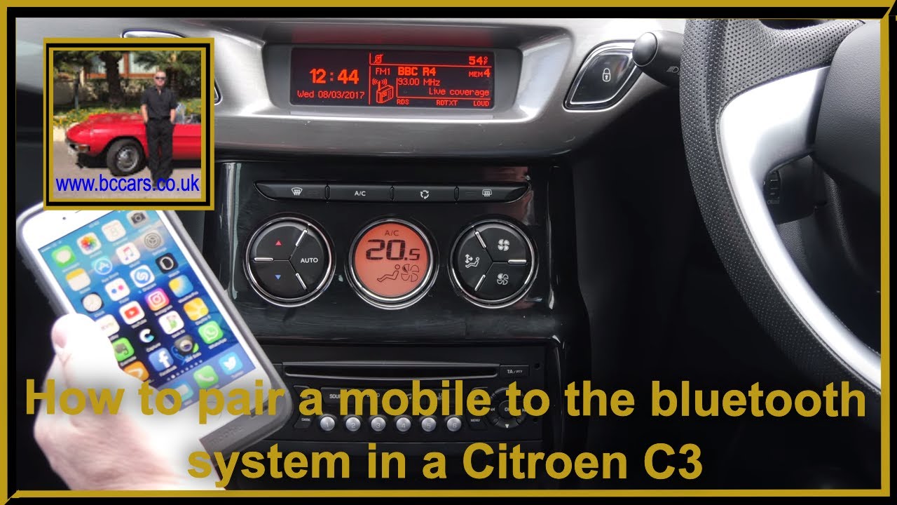 How To Pair A Mobile The Bluetooth System In Citroen C3 1 6 How To Pair A Mobile The Bluetooth System In Citroen C3 1 6 Hdi 16v Exclusive Hatchback 5d Full