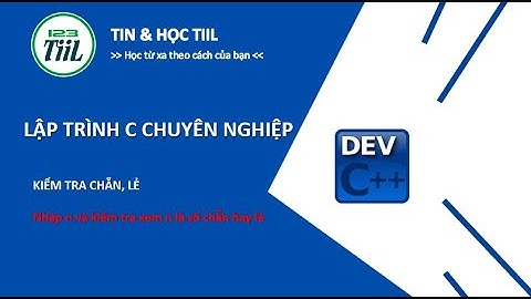 Kiểm tra chẵn lẻ