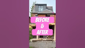 Before & After house renovation. Pebbledash removal #construction #renovation #homeimprovement