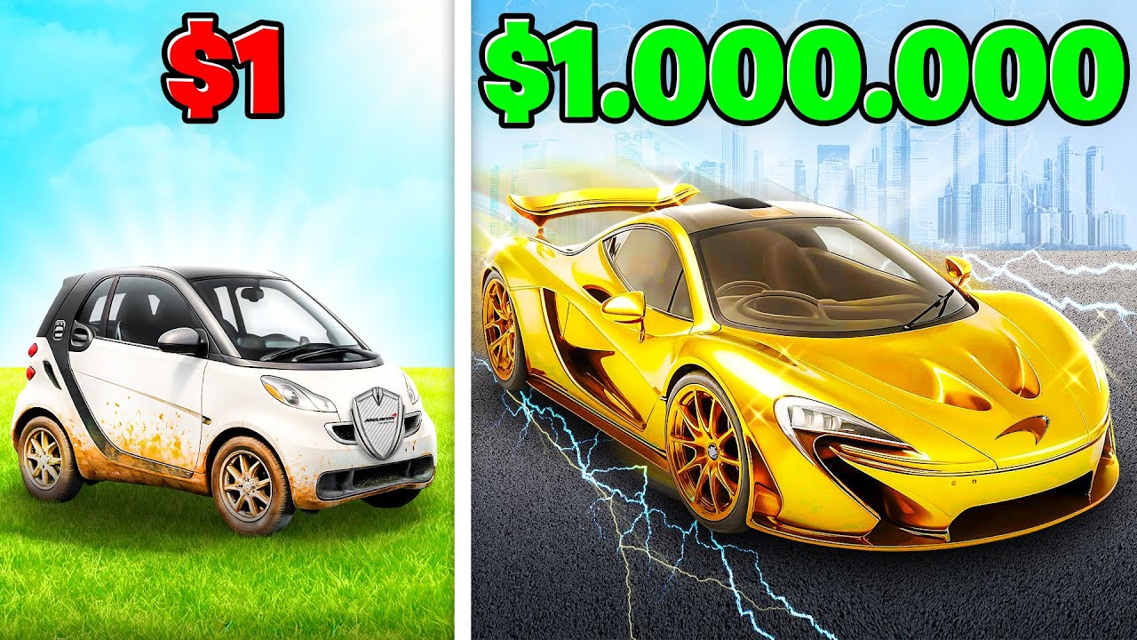 $1 to $1,000,000 McLarren in GTA 5!