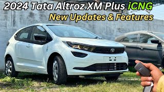 New Updated 2024 Tata Altroz XM Plus CNG Full Detailed Review ♥️Price \& Features Better Than Baleno?