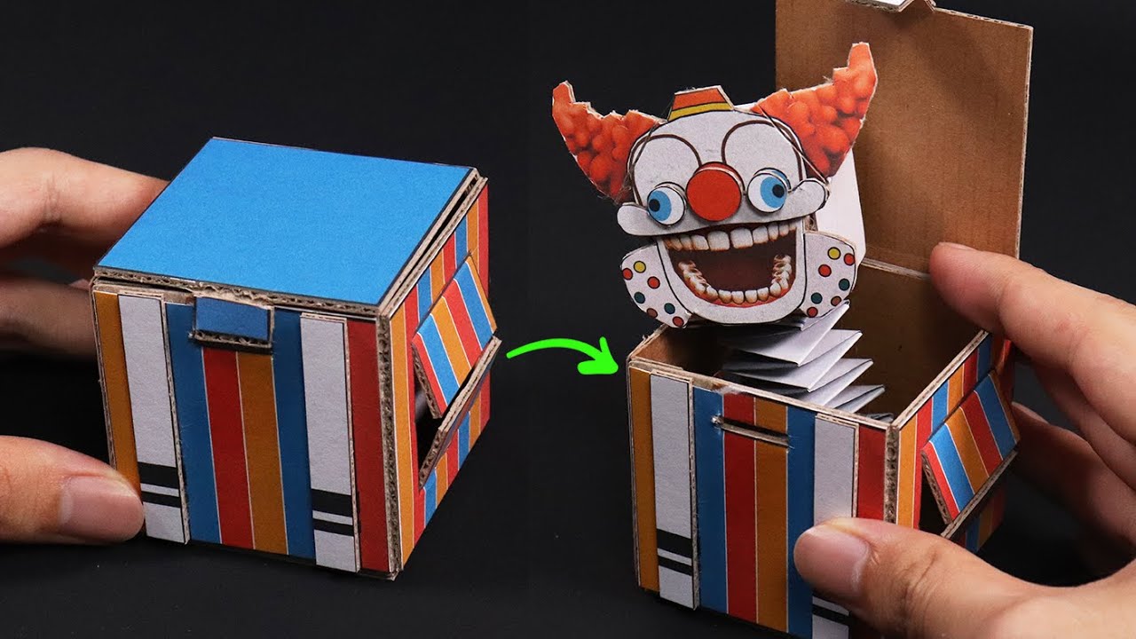 Making Clown Boxy Boo surprise box, Project: Playtime