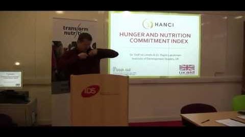 The Hunger and Nutrition Commitment Index  An introduction   YouTube clip3