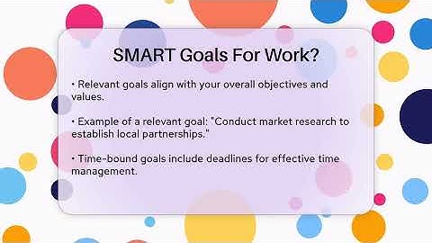 SMART Goals For Work? - The Personal Growth Path