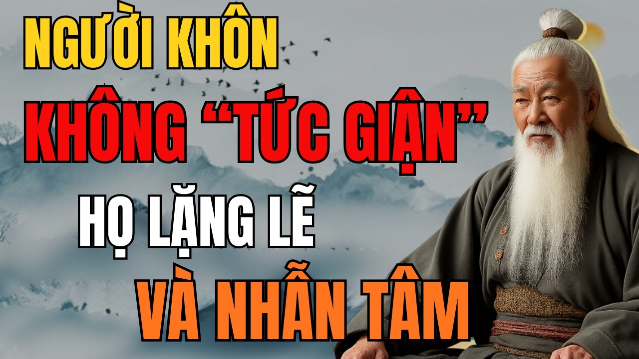 Cổ Nhân Dạy: Người Khôn Không Tức Giận, Họ Giữ Bình Tĩnh Trước Mọi Chuyện