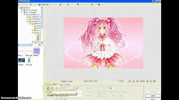 How To Put Picture In Text Using Photoscape and Pixlr Editor