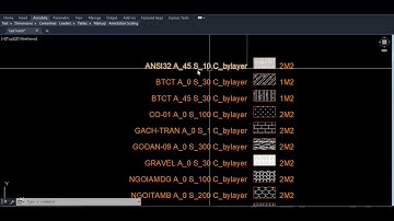 Lisp thống kê diện tích Hatch TKH với nhiều tùy chọn