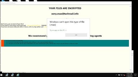Mao ransomware removal instructions [.mao file virus].