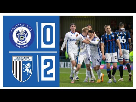 Rochdale Gillingham Goals And Highlights