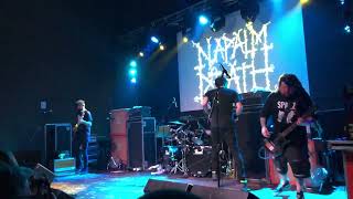 Napalm Death - Na*i punk f*ck off - Milano 20 02 2024