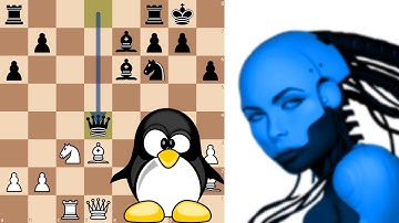 Neural Network AI Leela Chess Zero ID 125 vs Chess Grandmaster Andrew Tang