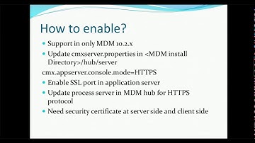106. Informatica MDM 10 Tutorial - HTTPS support for MDM hub and Process Server