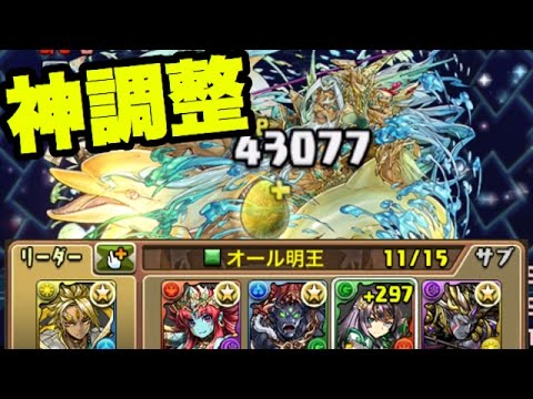 オール明王パでエーギル挑んだら神調整勃発！【パズドラ】