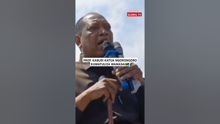 PROF. KABUDI KATUA NGORONGORO KUWATULIZA WAMASAI🇹🇿 #wamasai #ngorongoro #tanzania