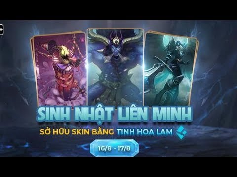 Sinh nhật Liên Minh Huyền Thoại  Tặng Free Yone trang phục Kindred