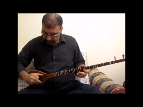 پیرامون مضراب دراب از چپ در سه تار