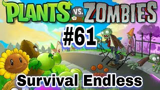 Plants vs Zombies Survival Endless 12 Flag  #61-1000