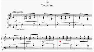 RCM Piano 2015 Grade 6 Study No.4 Kabalevsky Toccatina Op.27 No.12 Sheet Music