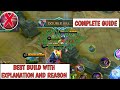 ALUCARD BEST BUILD AND EXPLANATION | ALUCARD BEST GUIDE | MOBILE LEGENDS