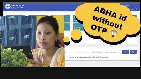 ABHA id || NCD app || CHO from Assam