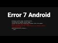 Ошибка 7 при прошивке в Recovery Android (TWRP/CWM/Philz)