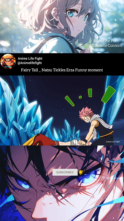 Fairy Tail | Natsu Tickles Erza Funny moment #shorts #natsu #fairytail #erza #funnyvideo #natsuerza