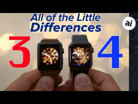 apple watch series 4 and 3 difference