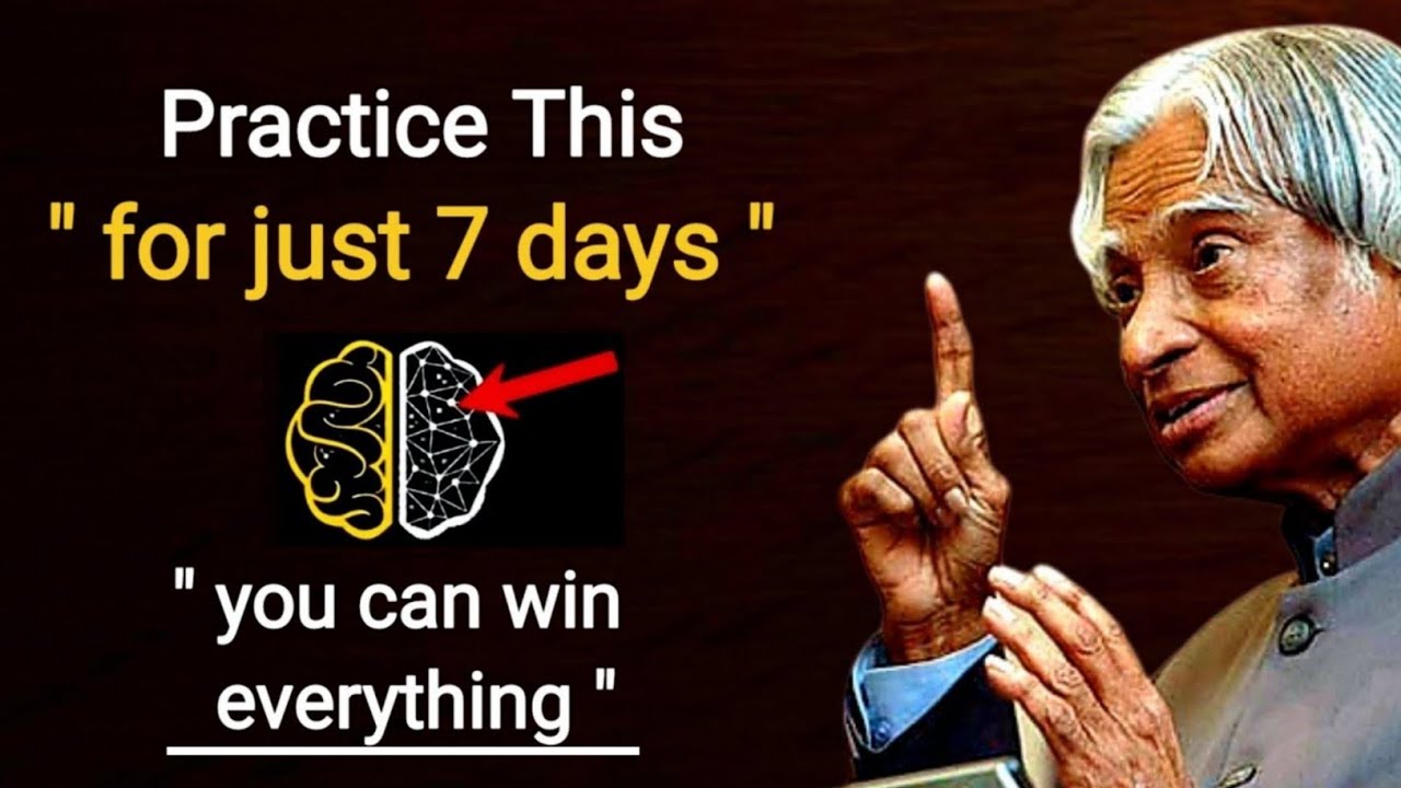 Practice This To Win Everything  Dr Apj Abdul Kalam Sir Quotes 