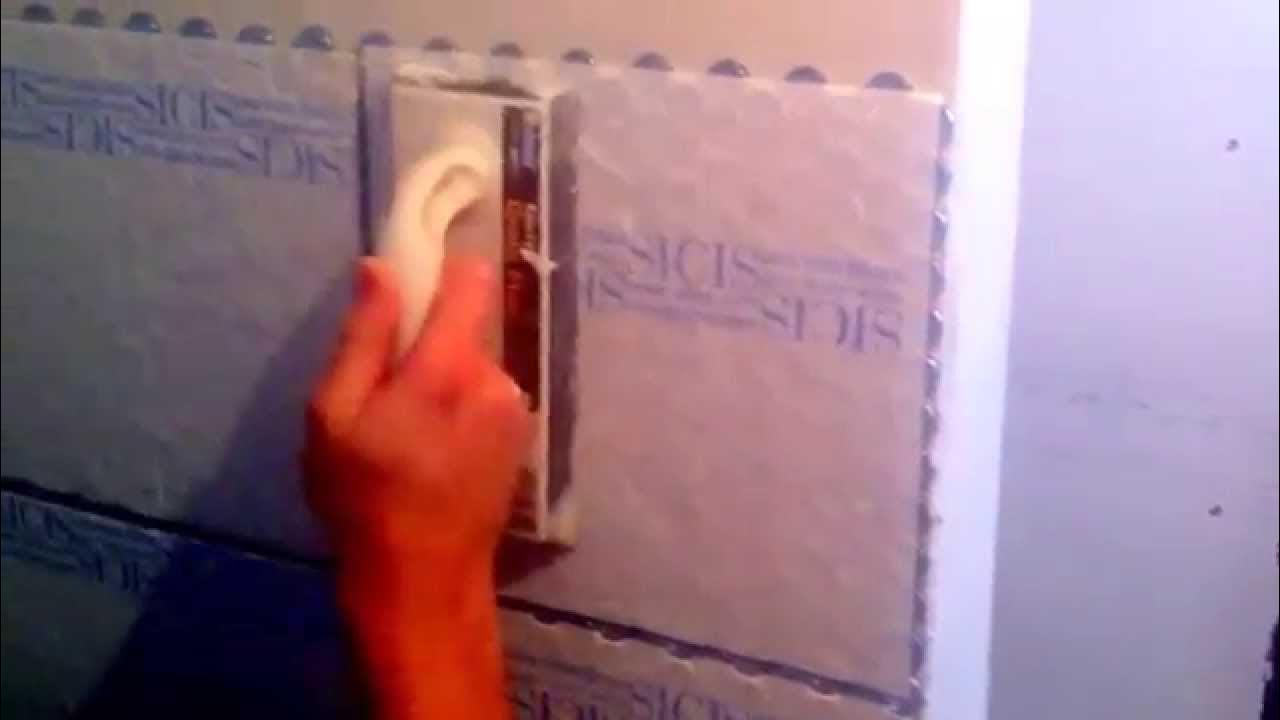 how to Install Glass Tile mosaic 1/3 YouTube