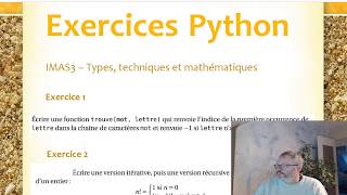 Python - Correction IMAS3Ex2 - Types, techniques et mathématiques