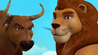 Divide And Rule - Animal Stories Hindi Stories For Children Infobells