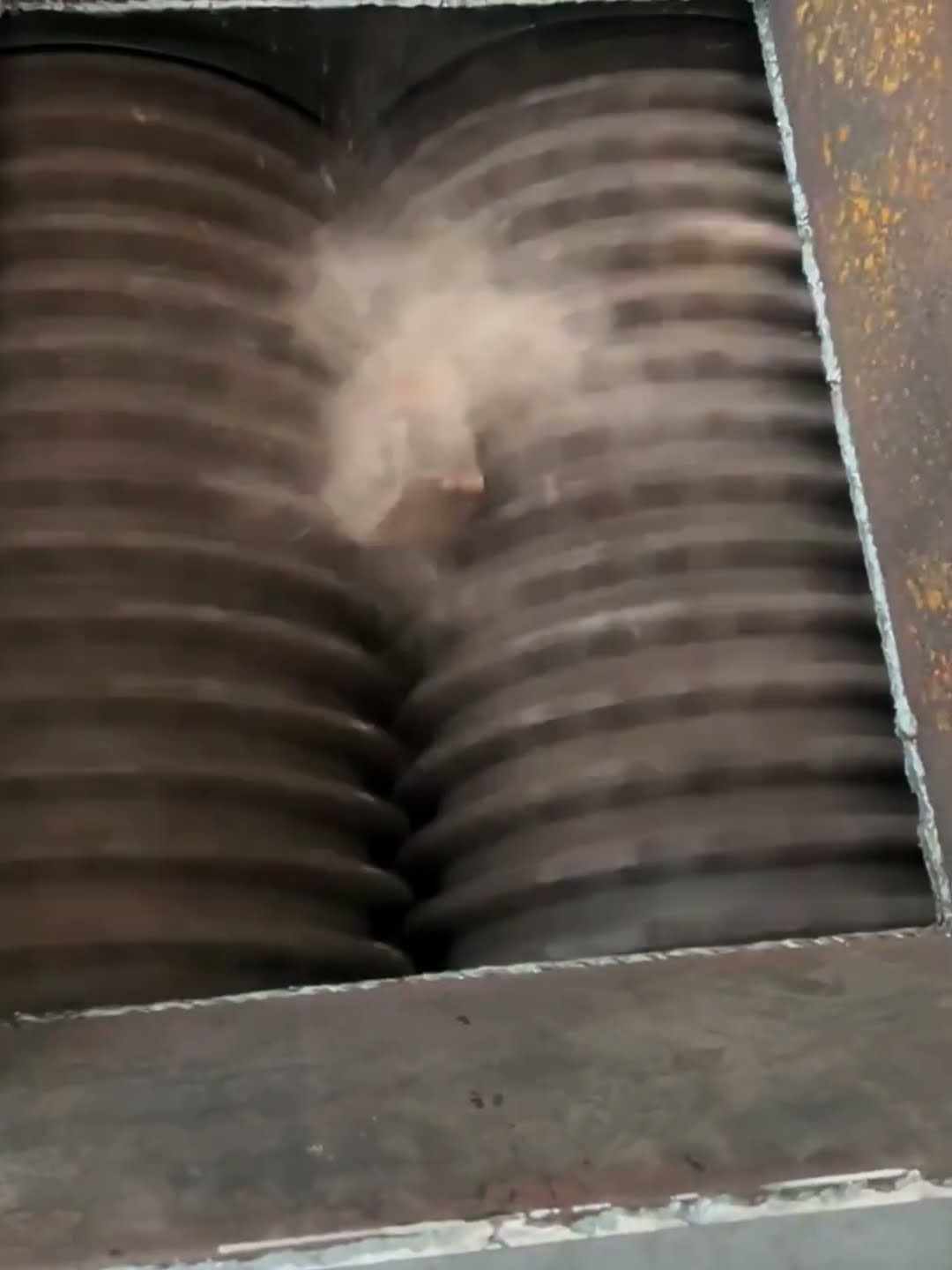 Two tooth roller crushing process of bricks- Good tools and machinery make work easy