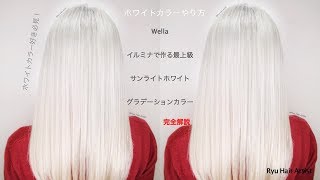 【イルミナカラー】ホワイトサンライトヘアカラー/White Hair Color