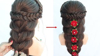 very easy ponytail hairstyle for prom dress | trendy hairstyle for girls | hair style girl